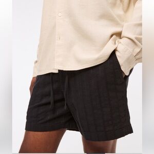 Abercrombie Linen Blend Pull-On Short